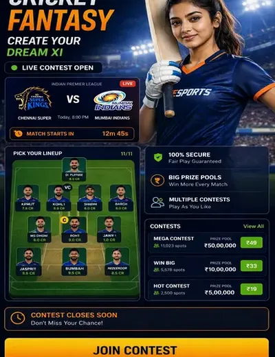 Mahadev (mahadev app) fantasy cricket & matchday visual 3